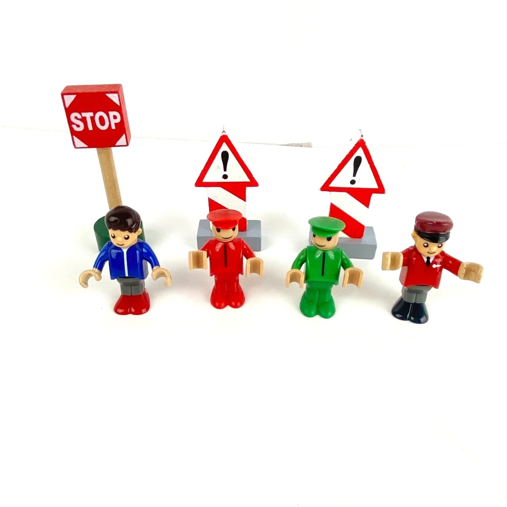 Gullane Conductor & Train People & Signs for Thomas the Train Wooden Railway